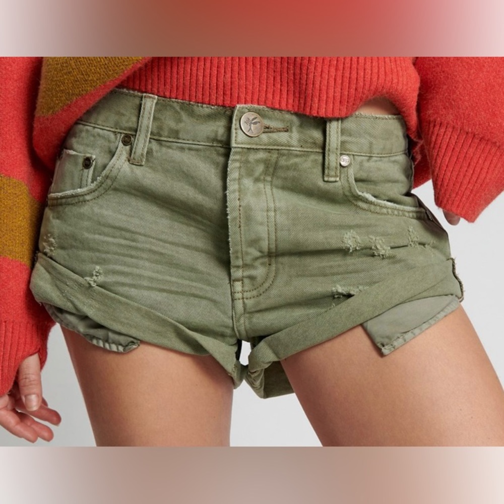 ONETEASPOON, Super khaki bandits denim shorts, size 26, used